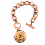 Les Tr&eacute;sors De Lily [E2435] - Bracelet Cr&eacute;ateur 'Tokyo' Rose P&egrave;che ry&scaron;kiai rožinė
