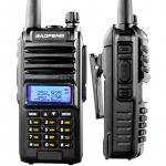 1PC Baofeng BF-A58s Walkie Talkie Tri-Band Radijas, atsparus vandeniui 10W didelės galios 3500mAh mėgėji&scaron;kas rankinis kumpis dvipusis radijo atnaujinimo siųstuvas-imtuvas UK juoda