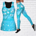 Crystal Leaf Print Jogos apranga moterims Madinga Treniruotės Antblauzdžiai Fitnesas Sportas Kasdieninės jogos kelnės XL