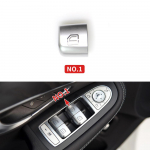 Automobilio pagrindinio langų jungiklio remonto mygtuko dangtelis Automatinis durų stiklo pakėlimo valdymo jungiklio klavi&scaron;o dangtelis Mercedes Benz W205 W253 C GLC No.1