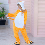 Kids Winter Jumpsuit Unicorn Pajamas Kigurumi Animal Giraffe Pyjamas Boys Girls onesies Cosplay Flannel Rabbit Sleepwear Children Costume