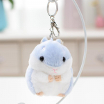 Animacinių filmų pliu&scaron;inės lėlės Mieli kim&scaron;yti žaislai pliu&scaron;inis raktų pakabukas raktų pakabukas vaikams žaislinis krep&scaron;ys pakabukas gyvūnas žiurkėnas 10 cm gyvūnas pliu&scaron;inis žaislas