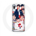 Coque pour Samsung Galaxy A30 BTS Affiche Memebers Cadeau de No&euml;l 2023