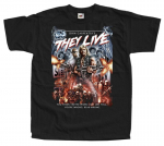 They Live V5 John Carpenter Siaubo Filmo Plakatas 1988 Unisex Mar&scaron;kinėliai XXXXL