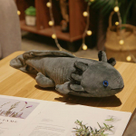 45 cm mielas salamandra pliu&scaron;inis žaislas, imituojantis dinozaurą Ambystoma, įdaryta lėlė Kawaii Mexicanum Axolotl gyvūnų lėlių dovana vaikams 45cm