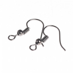 auskarų gamybai metalas rankų darbo pasidaryk pats karoliukai auskarų kabliukai 50 vnt. ornamentas su apvaliais karoliukais aksesuarai medžiaga karoliukai