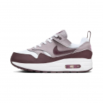Nike Air Max 1 EasyOn PS &Scaron;viesiai violetinės spalvos su raudonai rudos spalvos akcentais Vaikams sportbačiai Violetiniai Balti Žaismingos rožinės spalvos DZ3308-112 29.5