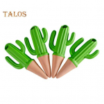 4 vnt. kaktuso formos laistymo smaigaliai terakotos molio augalo savaime laistomi kuolai Lto atpalaidavimo laistymo smaigaliai, skirti kambariniams lauko augalams 4pcs