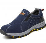 Madingi kvėpuojantys saugos batai su plieniniu pir&scaron;tų apsaugu, atsparūs smūgiams ir pradūrimams, darbo batai werksneakers zapatos de seguridad hombre H820 36 dangaus mėlyna spalva