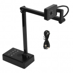 16MP USB dokumentų kamera su mikrofonu, automatinis fokusavimas, 4K internetinė kamera su lanksčiu laikikliu nuotoliniam mokymuisi