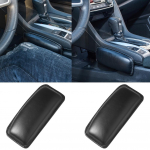 2 pakuotės universalios automobilio centrinės konsolės kelio pagalvėlė mink&scaron;ta durelių porankio apsauginė trinkelė Mink&scaron;ta odinė porankio pagalvė leather