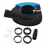 Dulkių gaubtas kampiniam &scaron;lifuokliui 7 colių universalus pavir&scaron;iaus &scaron;lifavimo dulkių gaubtas 180 mm mėlynas juodas