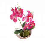 Dirbtinė orchidėja, dirbtinė gėlė, sodo dekoras, eleganti&scaron;kas, vietą taupantis, virtuvės, vestuvių dekoracijos, namų lipdukas, gėlės rožinė raudona spalva