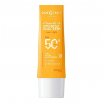 DOT & KEY Vitaminas C + E Super &Scaron;viesinantis Apsauginis Kremas Nuo Saulės SPF 50 |Lengvas Kaip Vanduo, UVA/UVB & Mėlynos &Scaron;viesos Apsauga|Vienodo Atspalvio & &Scaron;vytinčiai Odai|Su Skystu SPF 50+++