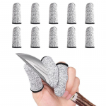 10 vnt. Atsparūs pjovimui pir&scaron;tų lovytės Pir&scaron;tų rankovių apsaugos Daugkartiniai pir&scaron;tų dangteliai 10pcs