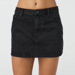 Womens Skirt High Waisted Stretchy Jean Skirts Casual Slim Fit Short Skirts L juoda