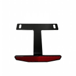 Universalus motociklo valstybinio numerio rėmelio laikiklis Motociklo dalys Galinis at&scaron;vaitas At&scaron;vaito laikiklis juoda