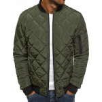 2023 European Men's Colorful Diamond Cotton Jacket - Autumn/Winter Collection, Loose Fit, Free Shipping XXXL
