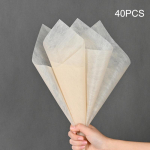 Gėlių pakavimo popierius Permatomas pieno medvilnės pamu&scaron;alo popierius, skirtas floristui vynioti vestuvių puok&scaron;tę Mink&scaron;tas spalvingas dekoratyvinis popierius smėlis