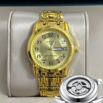 Vyri&scaron;kas visi&scaron;kai automatinis ne mechaninis kvarcinis laikrodis plieninis dirželis studentas &scaron;viesus vandeniui atsparus verslo didelis skaitmeninis laikrodis One