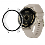 Apsauga, suderinama su Garmin Venu 3S 41mm - Kietas i&scaron;maniojo laikrodžio dėklas skaidrus dėklas grūdintas stiklas ekranas Phonillico&reg;