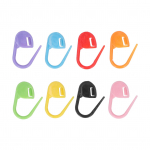 1000 vnt. Mezgimo adatos segtukai, įvairių spalvų, plastikiniai, užsegami, mezgimo adatos segtukai-skaitliukai, skirti &bdquo;pasidaryk pats&ldquo; meno kūriniams