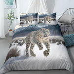 Bėgančio Leopardo Antklodės Užvalkalų Komplektas JK Viengulis Dvigulis Karali&scaron;ko Dydžio JAV Viengulis Pilnas Karali&scaron;ko Dydžio pkm Lovos Patalynės Komplektas 150x220cm