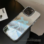 Mobiliųjų telefonų dėklai iPhone 11 13 XR 15 Pro Max 12 14 Pro Max Case iPhone 16 XS Max veidrodinis apsauginis dėklas Veidrodis i&scaron;skirtinis animacinis filmas, atsparus vandeniui iPhone 16 Pro Max