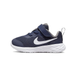 Nike Revolution 6 TD Midnight Navy Kūdikio sportbačiai Mėlyni-Metaliniai-Balti DD1094-400 18.5