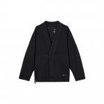 Nike Vienoda V formos i&scaron;kirptė su sagomis striukė su siuvinėtu logotipu Vyri&scaron;ki vir&scaron;utiniai drabužiai Juoda DQ6694-010 XXL
