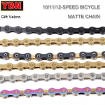 YBN srovės 12v Mtb grandinė 8v 10v 9v 11v dabartinė dviračio grandinė 8 9 10 12 11 greičio kalnų dviračių grandinė 11 V dviračių važiavimas plentu 8S silver 116L