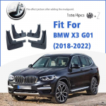 Purvasargis BMW X3 G01 2018  2022 Priekinis Galinis Purvasargiai Purvasargiai Automobilių Aksesuarai Auto Styline Purvasaugis juoda