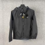 Unisex Juoda Softshell striukė: Plonas flisas, atsparus vėjui ir vandeniui, idealus pavasario/rudens lauko drabužiams 4XL (170-190 jin) juoda
