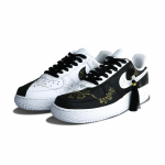 Nike Air Force 1 Neslystantis amortizuojantis žemas vir&scaron;us Riedlenčių batai Vyri&scaron;ki Juodi Balti CW2288-111(Komanda147-) 40.5
