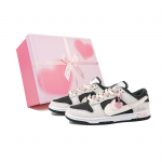 Nike Dunk Atsparūs slydimui Atsparūs dilimui Žemi Skateboard Avalynė Unisex Juoda Rožinė HV1800-101(Team27-S-BOX) 38