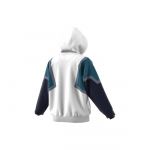 Adidas Originals Nova Retro Grafinis Spaudinys Megztinis su Gobtuvu Vyri&scaron;kas Baltas Mėlynas CE4801 XS