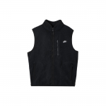 Nike Sportswear Club Madingas Paprastas Patogus Mink&scaron;tas Liemenė Vyri&scaron;kos Liemenės Juoda FZ0895-010 XL