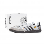 Adidas Originals SAMBA OG Lengvi žemi Unisex juodi balti Vokietijos armijos sportbačiai B75806(Team943-SBOX) 44