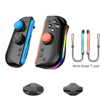 Magnetinis belaidis valdiklis, skirtas Switch 2, vieno mygtuko įjungimas, RGB ap&scaron;vietimas, Hall tipo 3D vairasvirtė, Turbo žaidimų pultelis, programuojamų nugarėlės mygtukų rinkinys