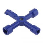Daugiafunkcis veržliaraktis 4 viename universalus vidinis kryžminio trikampio santechnikos raktas mėlyna