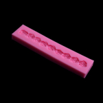 Fondant torto dekoravimo formos silikoninės formos ilgos rožės &scaron;okolado formelės tortų dekoravimo formos.