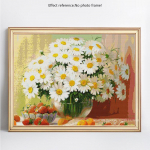 Deimantinė mozaikinė gėlių ramunė 5D &bdquo;pasidaryk pats&ldquo; deimantinė tapyba, siuvinėjimas kryželiu kri&scaron;toliniai akmenys 20X30CM
