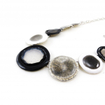 NOA [I9971] - Collier Cr&eacute;ateur 'Bora Bora' noir gris