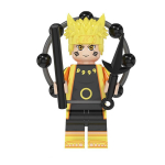 Animacinių filmų serijos &bdquo;Ninja&ldquo; minifigūrėlės Naruto Uzumaki vaikams, surinkti statybiniai blokeliai lėlių žaislai vaikams, mokomieji WM2107