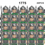 Viduramžių kariniai rinkiniai Figūros Statybiniai blokai &Scaron;almai Kareivio dalys Riterio Ginklai Romos kardas Priedai Žaislai vaikams