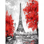 5D pilnas gręžimas deimantinis siuvinėjimas kryželiu Gatvės deimantinis tapyba peizažas mozaika Eifelio bok&scaron;tas Rankdarbiai namų dekoras Full Round 20x30CM
