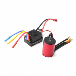 3900KV variklis be &scaron;epetėlių 3650 vandeniui atsparus variklis su 60A be&scaron;epetėliu ESC 2-3S Lipo 5.8V 3A BEC 1/8 3900kv motor and 60A esc įvairiaspalvis