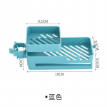Virtuvės dvigubas plastikinis stovas, kabinamas ant mai&scaron;ytuvo, besisukantis stovas, drenažo laikymo dėžė, kriauklės stovas