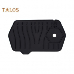 Kriauklės džiovinimo padėklas Mink&scaron;tas &scaron;ilumos izoliacijos sluoksnis, sutir&scaron;tintas, patvarus 360 laipsnių pasukamas mai&scaron;ytuvo padas valgomajam juoda