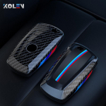 ABS automobilio nuotolinio valdymo pulto rakto dėklo dangtelis, skirtas BMW F10 F20 F30 G20 G30 F15 F16 G01 G02 G05 X1 X3 X4 X5 X6 1 3 5 7 serijai G07 A Carbon case